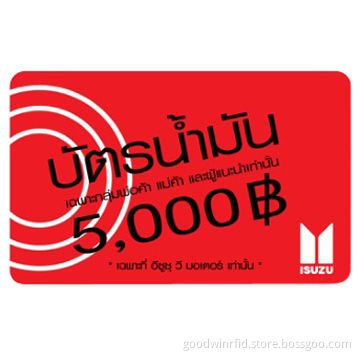 ISO14443A 13.56MHz ISO PVC Printing NFC Ntag 203 Key Card, Made of PVC and PET